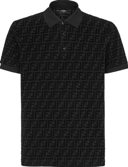 fendi iridia black gold|fendi polo shirts.